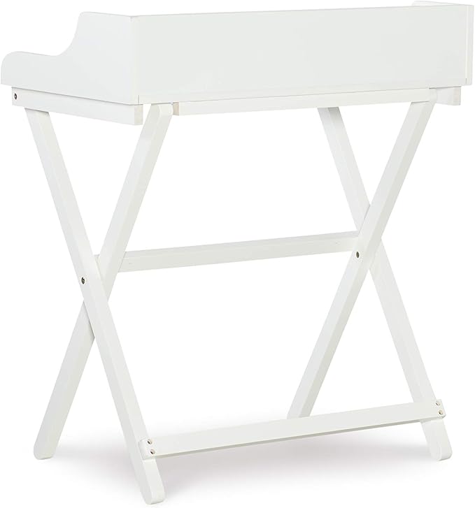 Linon Home Décor Mable White Folding Desk - LeafyLoom