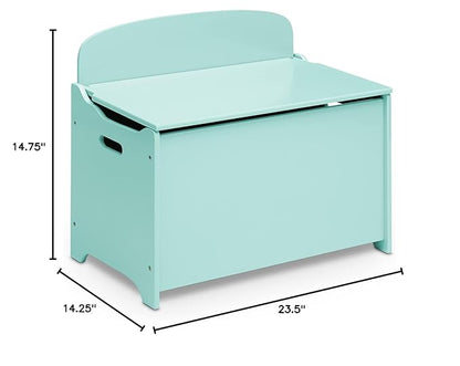 Delta Children MySize Deluxe Toy Box, Mint - LeafyLoom