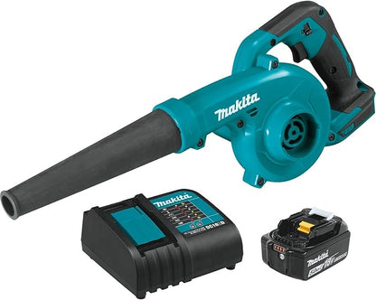 Makita XBU05ST1 18V LXT® Lithium-Ion Cordless Blower Kit (5.0Ah) Teal - LeafyLoom