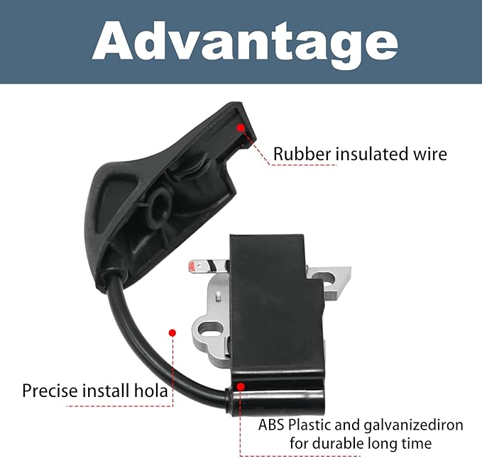 4241 400 1320 Ignition Coil Replacement for Stihl BG56 BG56C SH56 BG86 BG86C SH86 Blower, 4241-400-1320 42414001320 Ignition Coil Module - LeafyLoom