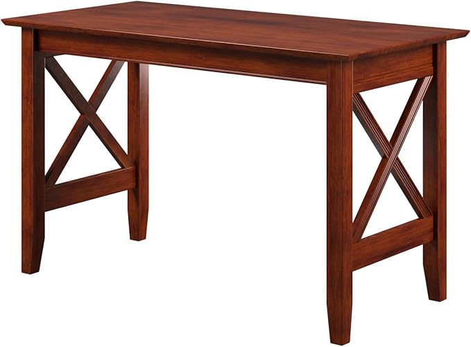 AFI Mission Writing Desk, Walnut - LeafyLoom