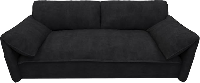 Oversized 3 in 1 Loveseat Sleeper Sofa Bed,Queen Size Love Seats W/Pull Out Couch and Padded Armrests Convertible Spacious Sofabed with Side Storage Pocket for Home Office Apartment Living Room - LeafyLoom