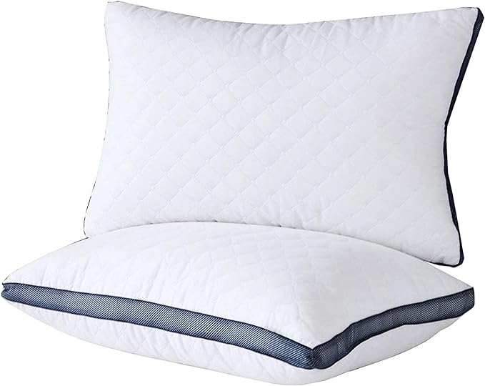 Pillows for Sleeping(2-Pack), Luxury Hotel Pillows Standard Size Set of 2,Bed Pillows for Side and Back Sleeper (Standard) - LeafyLoom