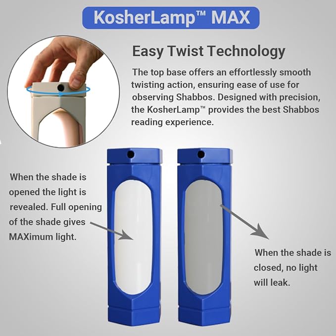 KosherLamp™ Max - Blue by Kosher Innovations™ - LeafyLoom