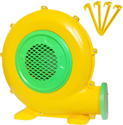 Inflatable Bounce House Blower, Air Blower for Inflatable Castle and Jump Slides, Portable and Powerful Fan Pump Commercial Inflatable Blower, Blower for Bounce House - LeafyLoom