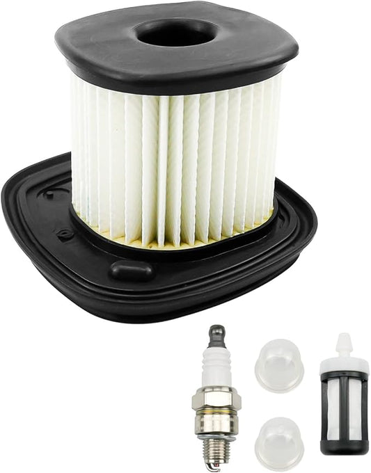 Filter Fits for Stihl BG56 BG66 BG86 BG86C Blower Replace 4241 140 4404, 4241 140 4403, 42411404400 with Spark Plug Fuel Filter, Black - LeafyLoom