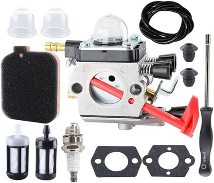 MELKLBG50 Carburetor for STIHL BG45 BG46 BG55 BG65 BG85 SH55 SH85 Leaf Blower Replace 4229 120 0650 Air Filter Tune Up Kit - LeafyLoom