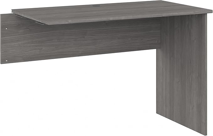 Bush Furniture Cabot 42W Shell Desk Return, 48W x 24D, Modern Gray - LeafyLoom