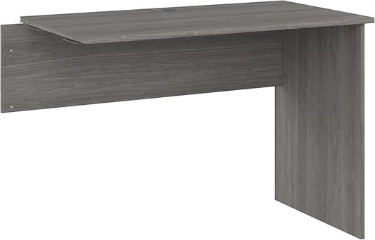 Bush Furniture Cabot 42W Shell Desk Return, 48W x 24D, Modern Gray - LeafyLoom