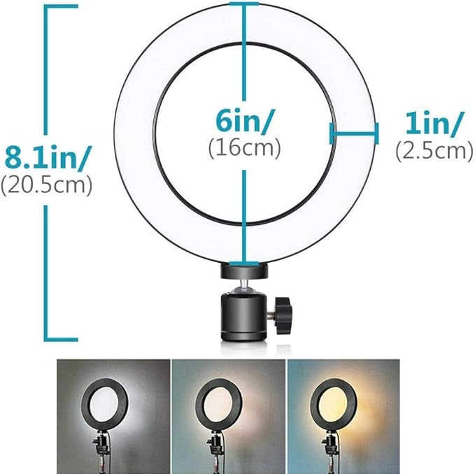 Gaming Light for Desk, Streaming Light with Desk Clamp Stand for Twitch - LeafyLoom