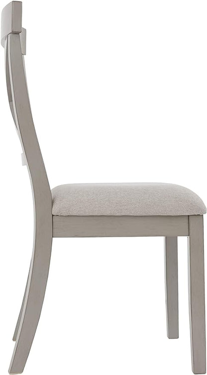 Signature Design by Ashley Parellen Modern Farmhouse Upholstered Dining Chair, Set of 2, Gray - LeafyLoom