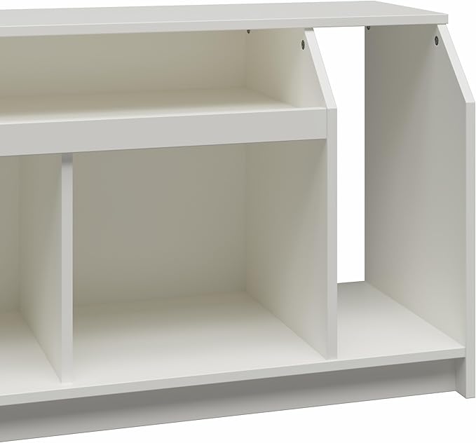 Ameriwood Home The Loft Stand for TVs up to 59", White - LeafyLoom