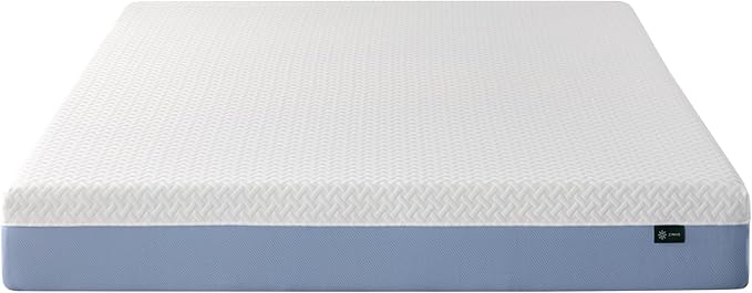 ZINUS 8 Inch Cooling Essential Memory Foam Mattress [New Version], Full, Fiberglass Free, Medium Feel, Cooling Airflow Memory Foam, Certified Safe Foams & Fabric, Mattress in A Box - LeafyLoom