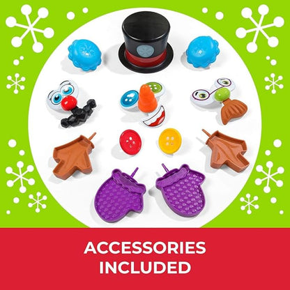 Step2 My First Snowman, Kids Interactive Christmas Toy, Plays Music & Lights Up, 15 Piece Toy Accessories, for Toddlers 1+ Years Old - LeafyLoom