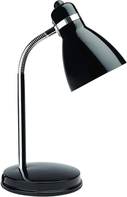 Newhouse Lighting NHDK-OX-BK Oxford Classic Desk Lamp with LED Bulb Included, Black - LeafyLoom