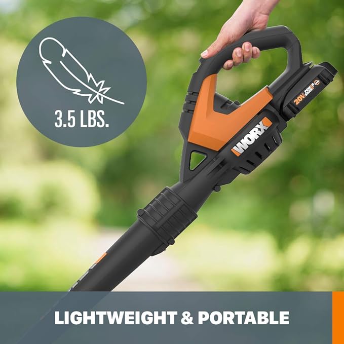 Worx WG545.9 20V Work Air Lithium Multi-Purpose Blower/Sweeper/Cleaner Tool ONLY - LeafyLoom