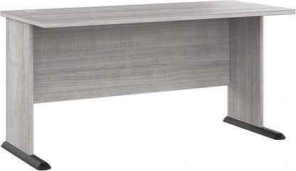 Bush Business Furniture Studio A 60-inch W Computer Desk, Platinum Gray (SDD160PG) - LeafyLoom