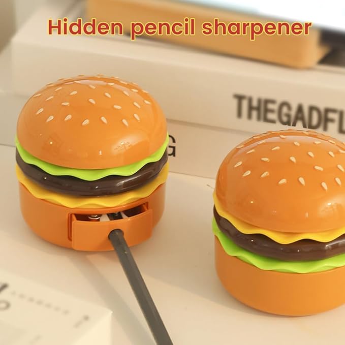 Cute Desk Lamp,Table lamp,Night Lights,Hamburger Small Night lamp,Desk Accessories, Room Decor for Boys Girls Gifts, Yellow, SY-KD300 - LeafyLoom