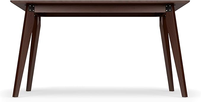 HON Basyx BSX55WPLMWMW Modern Home Office Wood Computer Desk, 55", Walnut - LeafyLoom