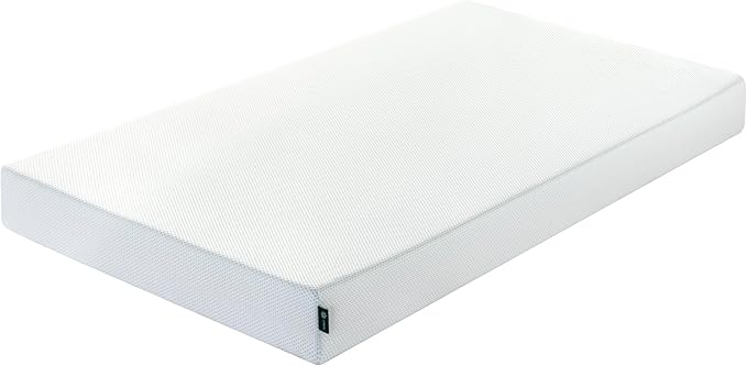 ZINUS 6 Inch Green Tea Cooling Memory Foam Mattress [New Version], Twin, Fiberglass free, Medium Firmness, Cooling Gel Foam, Certified Safe Foams & Fabric, Mattress in A Box - LeafyLoom