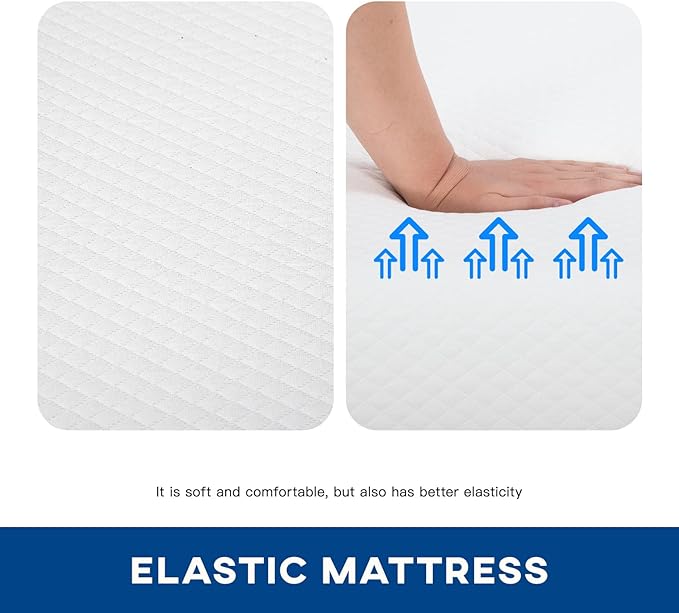 Queen Mattress 6 inch Gel Memory Foam Mattress Queen Mattresses Medium Firm Mattresses for Cool Sleep Relieving Pressure Relief CertiPUR-US Certified Mattress in a Box - LeafyLoom