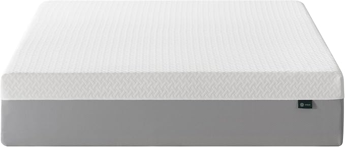 ZINUS 12 Inch Green Tea Essential Memory Foam Mattress [New Version], Queen, Fiberglass Free, Medium Feel, Breathable Airflow Memory Foam, Certified Safe Foams & Fabric, Mattress in A Box - LeafyLoom