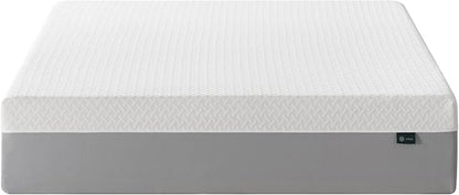 ZINUS 12 Inch Green Tea Essential Memory Foam Mattress [New Version], Queen, Fiberglass Free, Medium Feel, Breathable Airflow Memory Foam, Certified Safe Foams & Fabric, Mattress in A Box - LeafyLoom