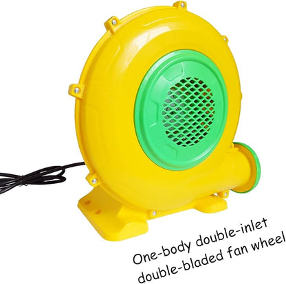 Inflatable Bounce House Blower, Air Blower for Inflatable Castle and Jump Slides, Portable and Powerful Fan Pump Commercial Inflatable Blower, Blower for Bounce House - LeafyLoom