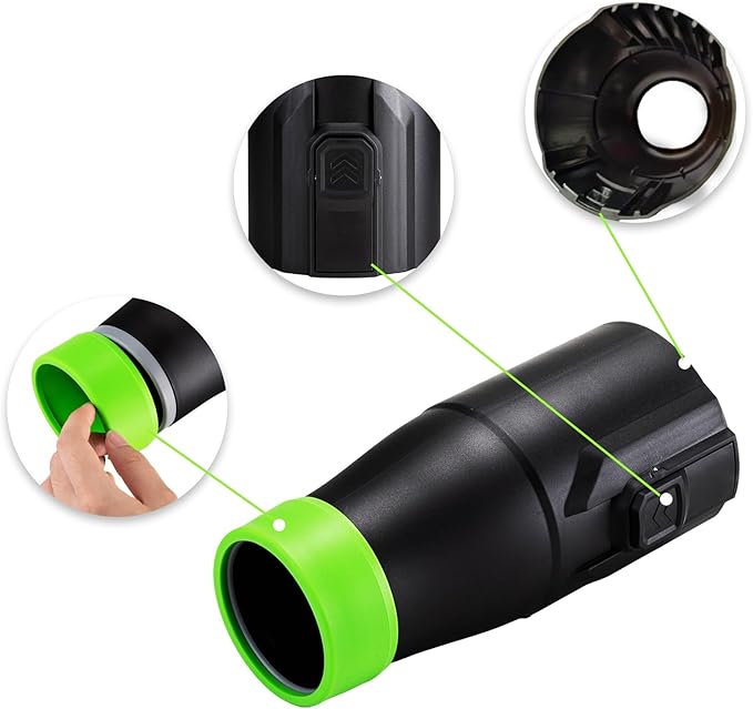 Car Drying Nozzle for EGO Blower - Perfect Attachment for EGO Leaf Blower Drying (1 Pack，for EGO Power+ 530/575/580/585/615/650/765 CFM Blower, no tool) - LeafyLoom