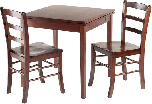 Winsome Pulman Dining, 48.03" W x 29.92" D x 29.29" H, Walnut - LeafyLoom