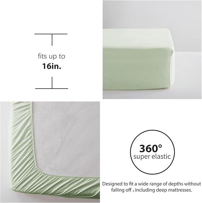 Anluoer Twin Comforter Set 5 Pieces, Sage Green Tufted Bed in a Bag with comforters and sheets, All Season Bedding Sets with 1 Comforter, 1 PillowShams, 1 Pillowcases, 1 Flat Sheet, 1 Fitted Sheet - LeafyLoom