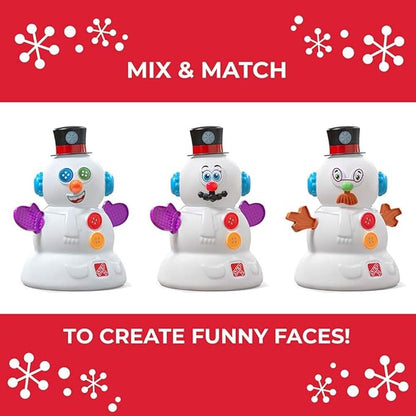 Step2 My First Snowman, Kids Interactive Christmas Toy, Plays Music & Lights Up, 15 Piece Toy Accessories, for Toddlers 1+ Years Old - LeafyLoom