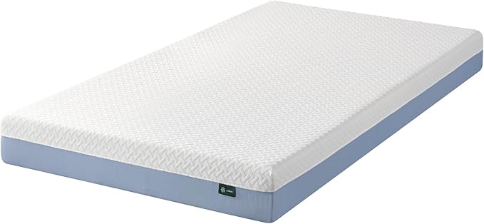 ZINUS 6 Inch Cooling Essential Memory Foam Mattress [New Version], Twin, Fiberglass Free, Medium Feel, Cooling Airflow Memory Foam, Certified Safe Foams & Fabric, Mattress in A Box - LeafyLoom