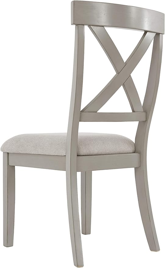 Signature Design by Ashley Parellen Modern Farmhouse Upholstered Dining Chair, Set of 2, Gray - LeafyLoom