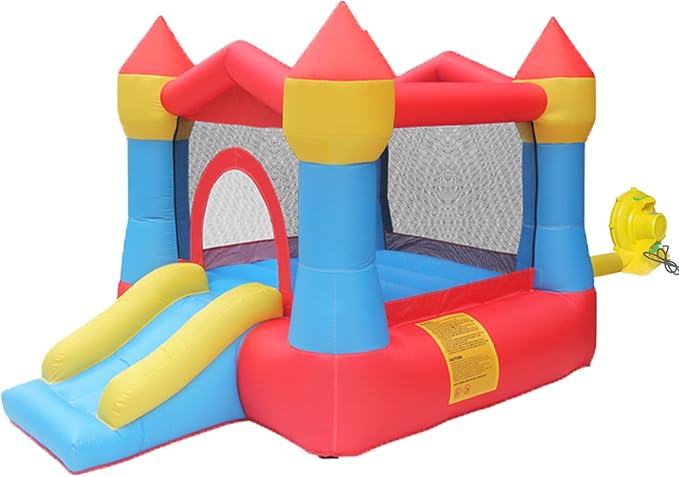 Inflatable Bounce House Blower, Air Blower for Inflatable Castle and Jump Slides, Portable and Powerful Fan Pump Commercial Inflatable Blower, Blower for Bounce House - LeafyLoom