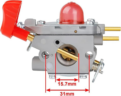 C1U-W43A 545081857 Carburetor for Zama C1U-W43 Poulan VS-2 BVM200FE GBV345 Craftsman 358794765 358794774 358794773 358794700 358794770 358794780 Blower with 545146501 Air Filter - LeafyLoom