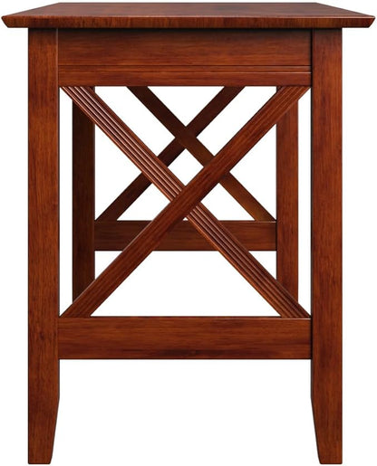 AFI Mission Writing Desk, Walnut - LeafyLoom