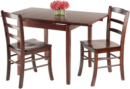 Winsome Pulman Dining, 48.03" W x 29.92" D x 29.29" H, Walnut - LeafyLoom