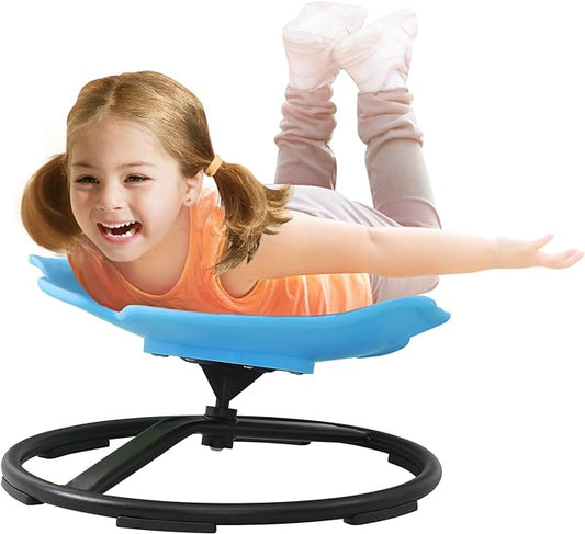 Sensory Spinning Chair for Kids Autism, Kids Swivel Chair Sensory Autism, Sit and Spin for Kids, Therapy Centers Sensory Room Items - LeafyLoom