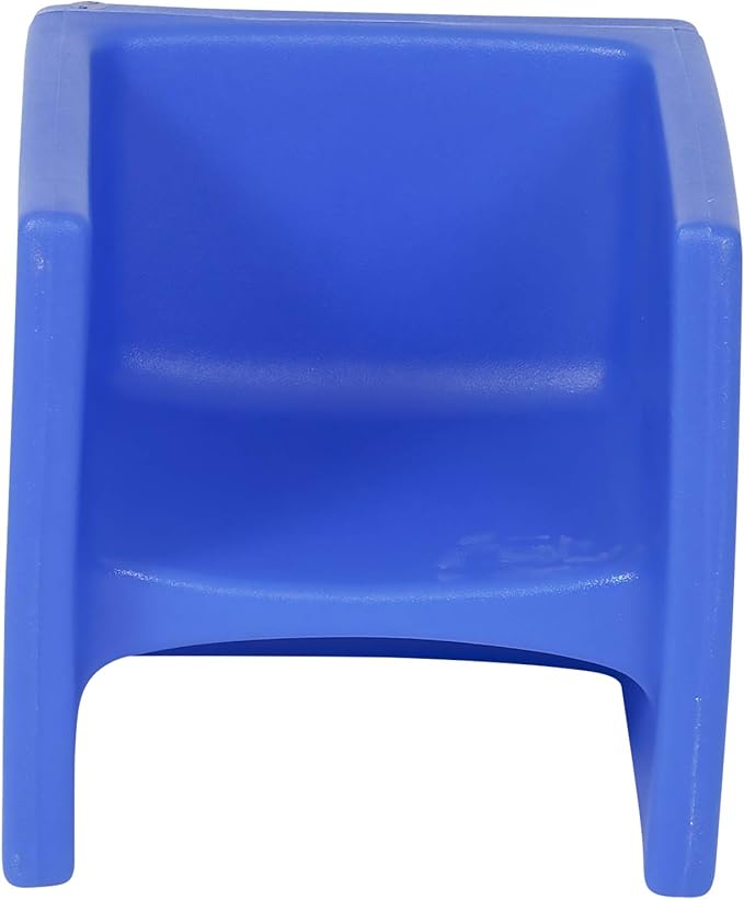 Children's Factory 3-in-1 Cube Chair for Kids, Flexible Seating Classroom Furniture, 1-Pack, Blue - LeafyLoom