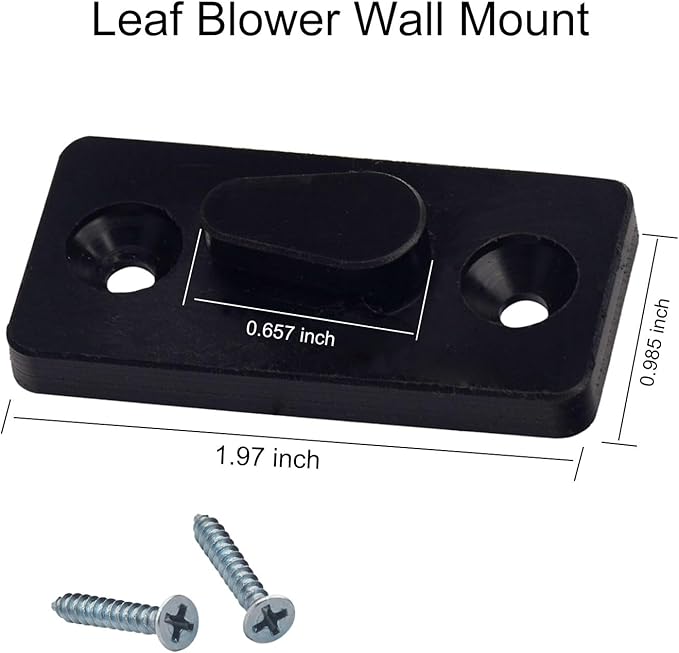 Leaf Blower Wall Mount Compatible with Milwaukee Leaf Blower M18 2724-20 2724-21, Plastic Wall Holder use for Hanging Leaf Blower - Mounting Bracket - LeafyLoom