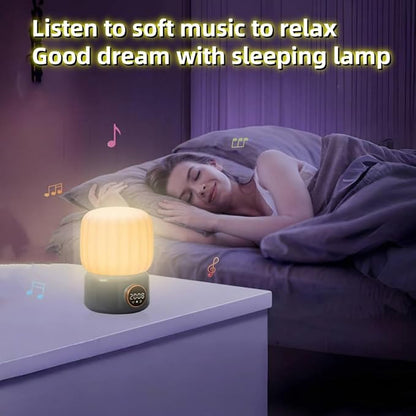 HOMY Bluetooth speaker Cactus Mood lamp Table desk office LED light wireless speakers Camping ambient music Good night electronic alarm clock sound decoration Kids Bedroom Party Best gift - LeafyLoom