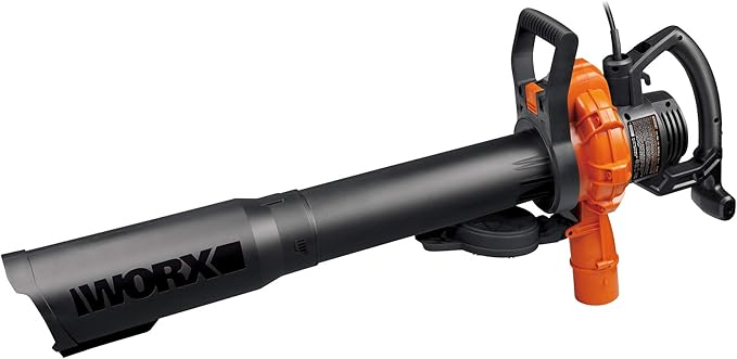 Worx WG518 12 Amp 2-Speed Electric Leaf Blower/Mulcher/Vacuum - LeafyLoom