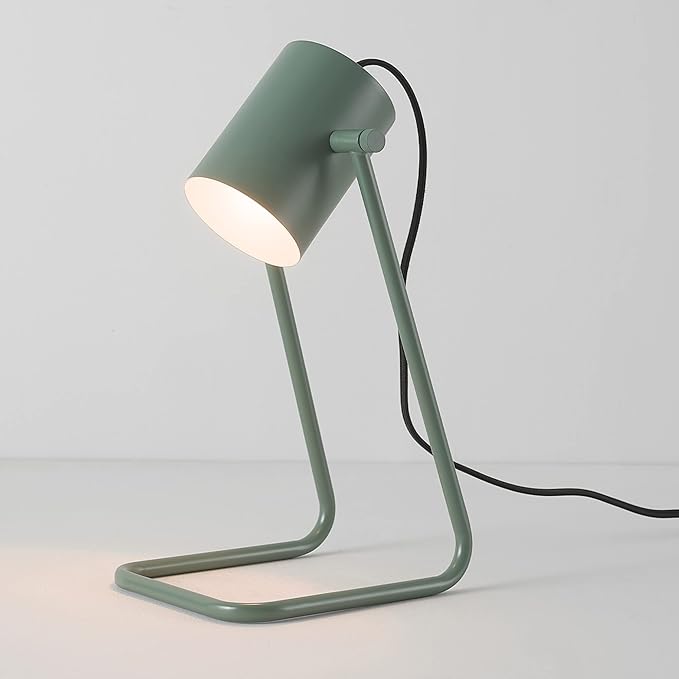 Globe Electric 52878 Sahara Desk Lamp, Matte Green - LeafyLoom