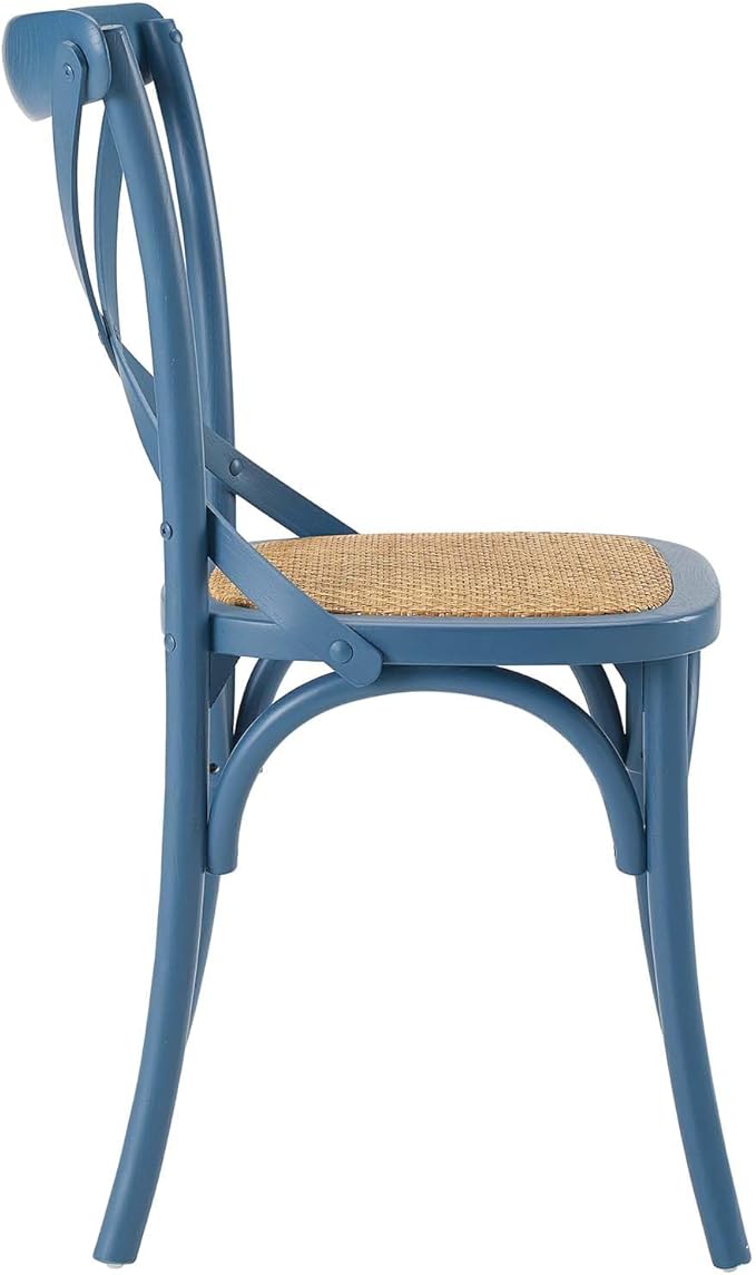 Modway Gear Dining Side Chair, Harbor 21 x 19.5 x 34.5 - LeafyLoom