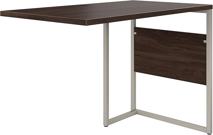 Bush Business Furniture Hybrid Desk Return/Bridge, 42W x 24D, Black Walnut - LeafyLoom