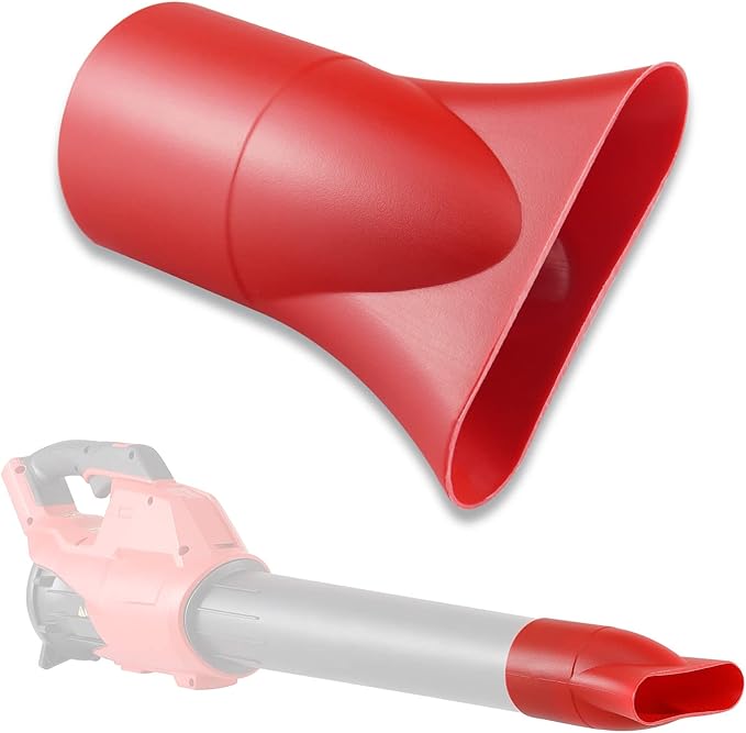 Flat Nozzle for Milwaukee M18 2724-20 & 2724-21 Fuel Leaf Blower, Work for Drying, Blow-Drying - Leaf Blower Flat Nozzle Tip (Red) - LeafyLoom