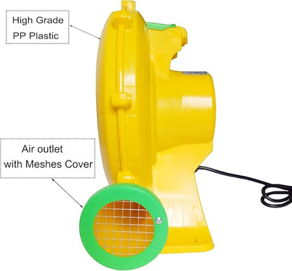 Air Blower 550 Watts, Bounce House Blower for inflatables Jump House, Inflatable Castle and Jump Slides, Efficient and Convenient Commercial Inflatable Blower for Bounce House (Style B-550W) - LeafyLoom