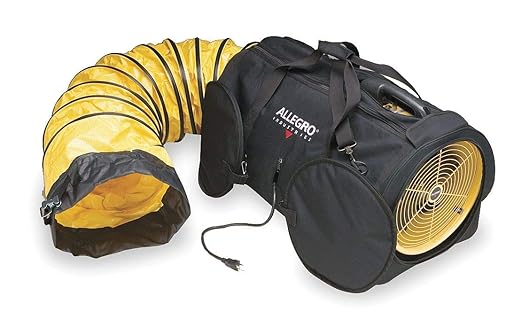 Allegro Industries 9535-12 Air Bag 12, 12" Blower with 15' Ducting - LeafyLoom