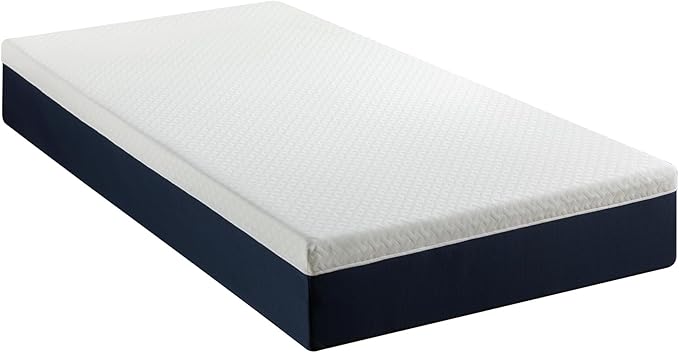 ZINUS 10 Inch Cooling Comfort Hybrid Mattress [New Version], Twin, Fiberglass free, Medium Firm Feel, Motion Isolation, Certified Safe Foams & Fabric, Mattress in A Box - LeafyLoom